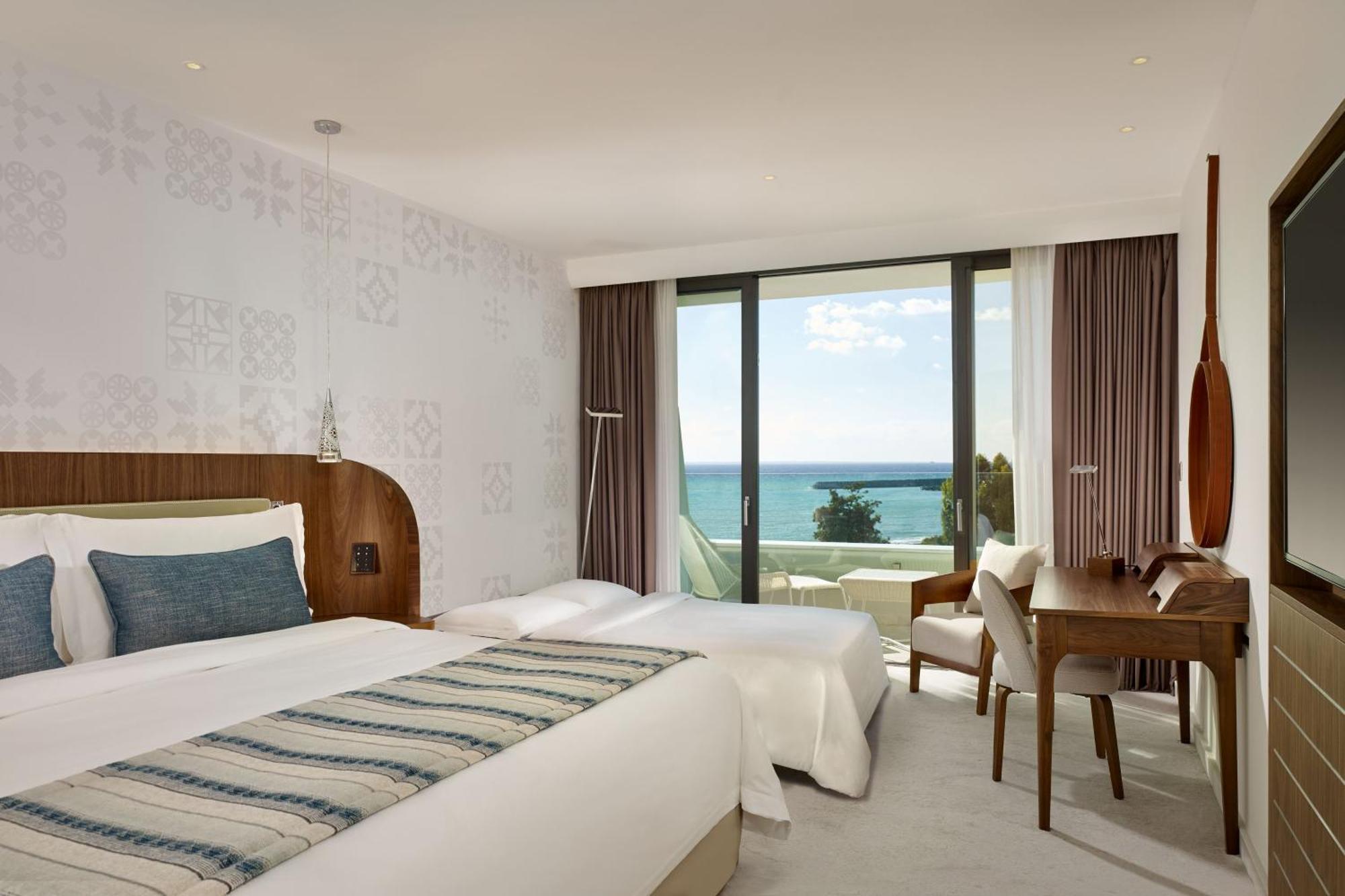 Deluxe Sea View Larger Guest room 1 King Sofa bed